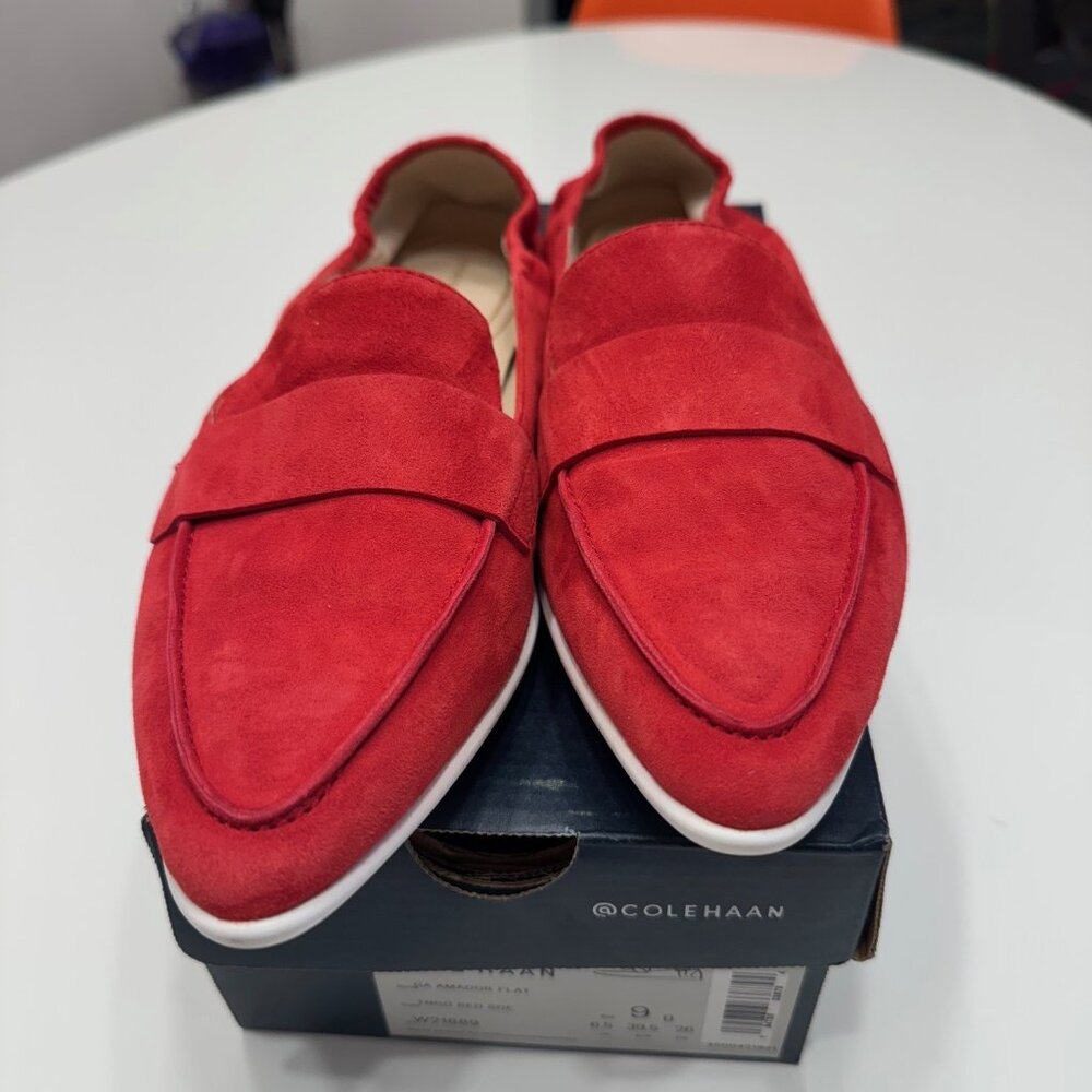 Cole Haan Amador Flat – Tango Red – Brand New – Style W21889 – Size 9
